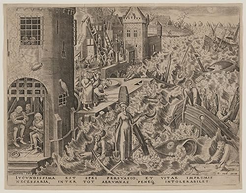 Toile murale abstraite Espoir Bruegel peinture inspirante de salon