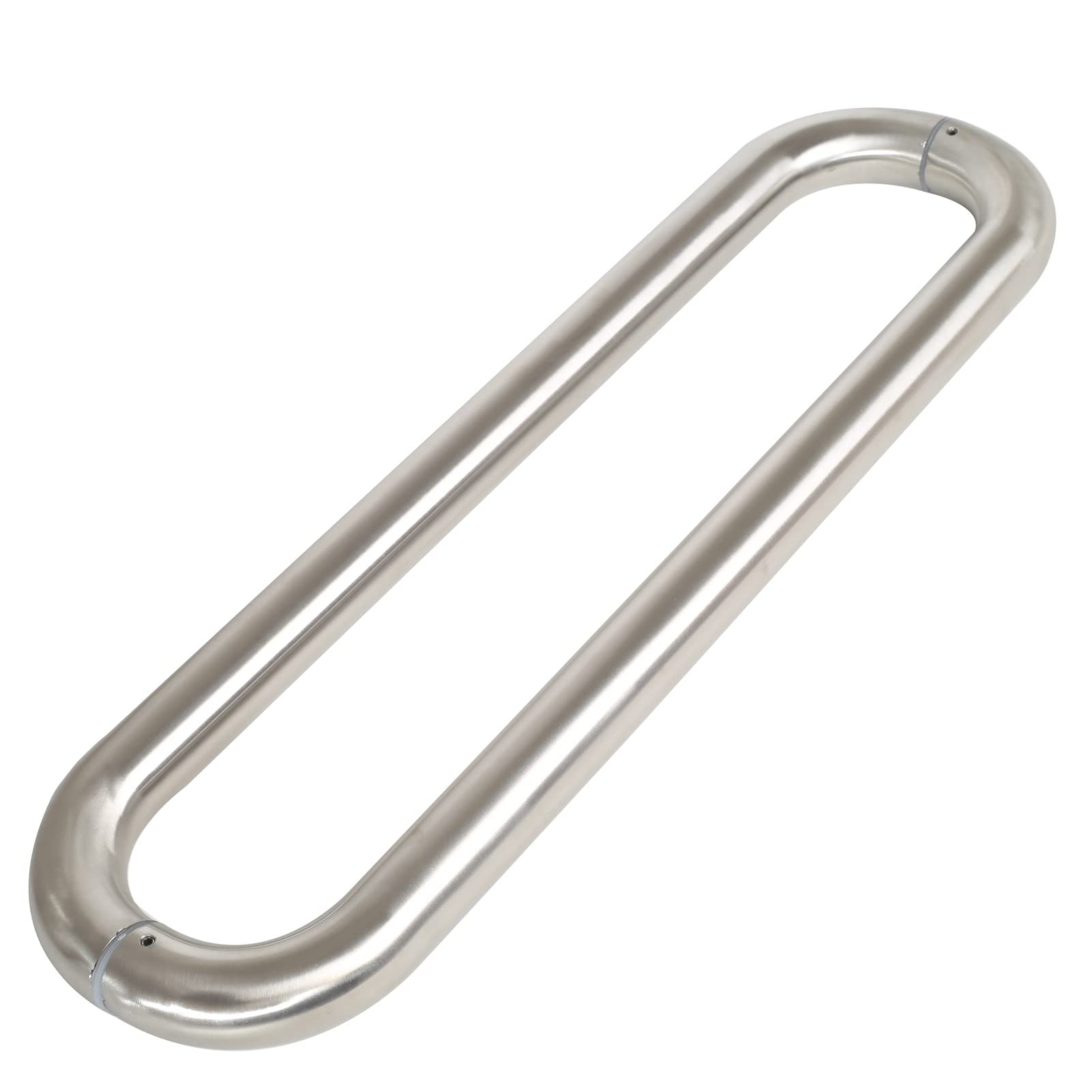 Set Maniglie Per Porta Maniglia Rotonda Per Porta Del Fienile In Acciaio Inossidabile, Maniglia Per Porta Moderna In Vetro Pesante Per Doccia Nella Hall Dell'hotel, Barra Scorrevole Lunga 16