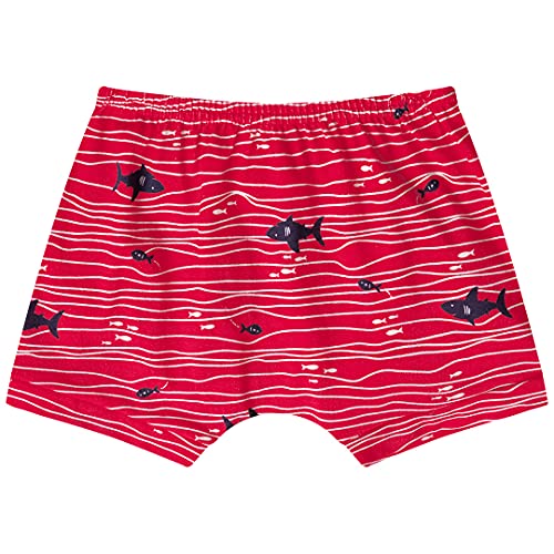 Kit com 2 Shorts, Marisol Play, Bebês Meninos, marinho e vermelho, RN