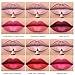NICEFACE 18 Color Lip Liner Professional Matte Lip Liner Pencil Set Waterproof Long Lasting Smooth Natural Lip Liner Pen Makeup Cosmetic(18pcs a set)