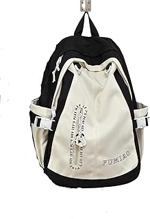 irLocy Y2K Backpack Aesthetic Backpack Cute Preppy Backpack Aesthetic Supplies Cute Kawaii Backpack Y2K Accessories (black)