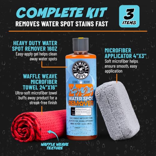 Image of Chemical Guys Heavy Duty Water Spot Remover Kit for Car Paint & Glass