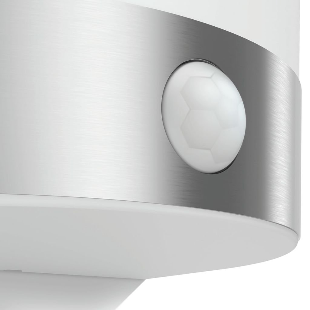 Philips LED Calgary Lampada da Parete per Esterni a LED con Sensore di Movimento, Acciaio Inox