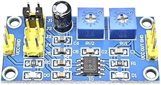 NE555 Pulse Generator 5V 5 Bands Frequency 0.6Hz-180KHz Square Wave Adjustable Duty Cycle Signal Generator