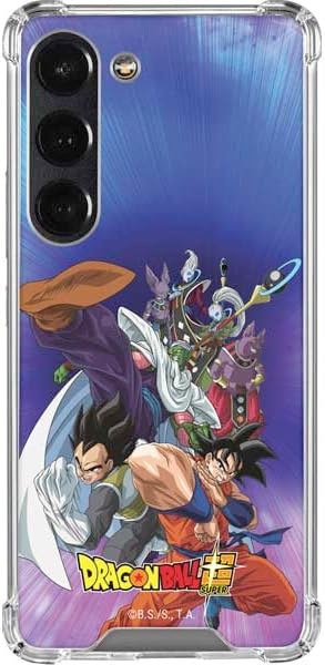 Skinit Clear Phone Case Compatible with Galaxy S23 - Officially Licensed Dragon Ball Super Goku Design