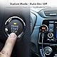 Avantree CK310 Bluetooth FM Transmitter für Auto, Kabellos Radio Adapter, Kfz Kit Freisprecheinrichtung mit Kleber, Autotomatisches EIN/Aus, 7 Stunden Akku, Aufladbar, Stereo Empfänger Musikanruf