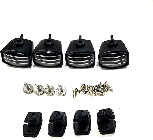 Miniatura 4 de Luces LED antiniebla para techo delantero, cubierta de simulación, foco cuadrado, 4 unids/set para 1/10 1/12 1/14 RC escala Rock Crawler escalada