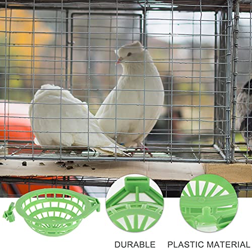 Image of Mipcase Home or Pet Bird's Store Use Easy Install Bird Nest Basin Durable Plastic for Pigeon Nesting Material