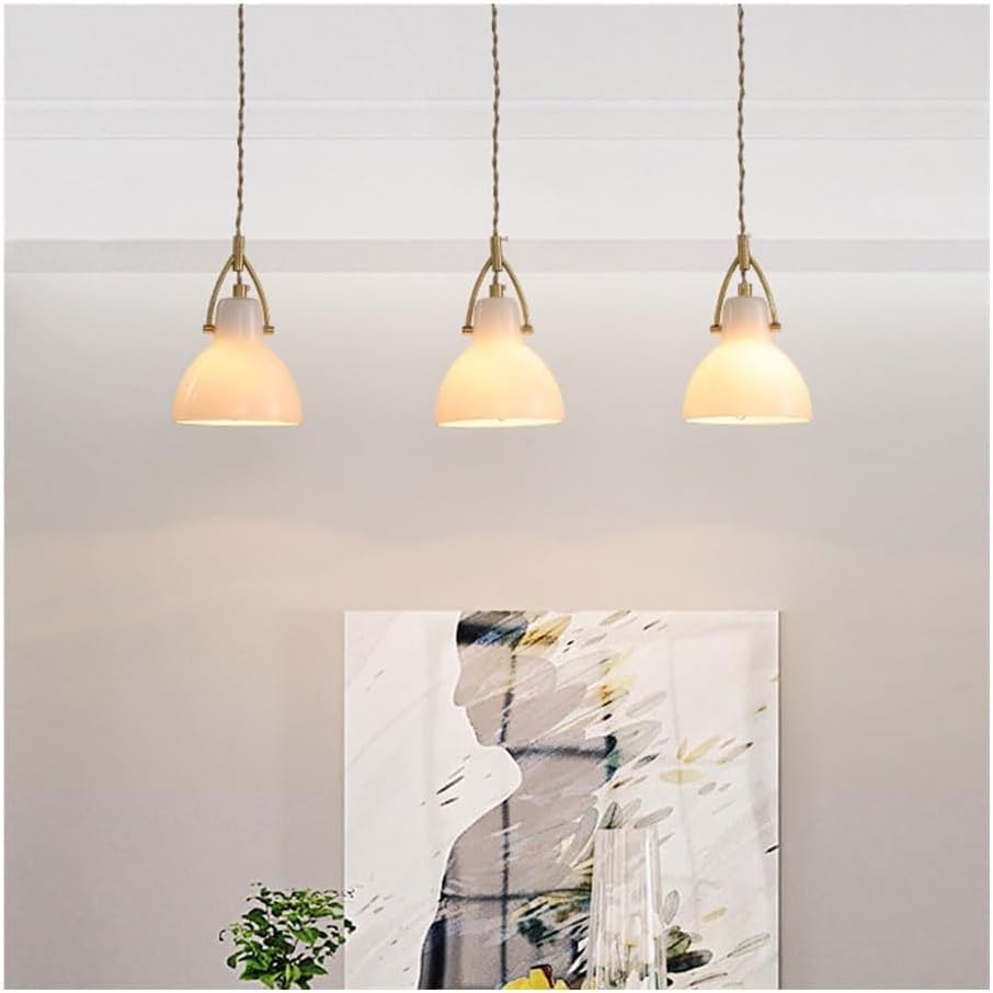 Suspendu en Laiton Moderne lustre suspension de plafond dorée salon - 4