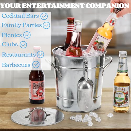 Youeon 4 Liter Ice Bucket With Scoop And Lid thumb #4