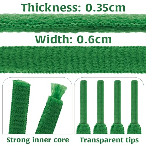 Image of DELELE 2Pair Oval Shoes laces 42 Colors Half Round 1 /4 inchAthletic ShoeLaces for Sport /Running Shoes Shoe Strings