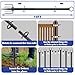 talkhigh 6 Pack 10 ft Heavy Duty Metal String Light Poles Adjustable Outdoor Lighting Stand for Patio,Backyard,Garden,Party & Wedding Rustproof & Sturdy with Hooks
