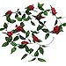 Produktbild JoyRolly Künstliche Rose Flower Vine Simulierte Pflanze Girlande Künstliche Hängende Pflanze Blätter Home Küche Garten Büro Hochzeit Wanddekoration #3
