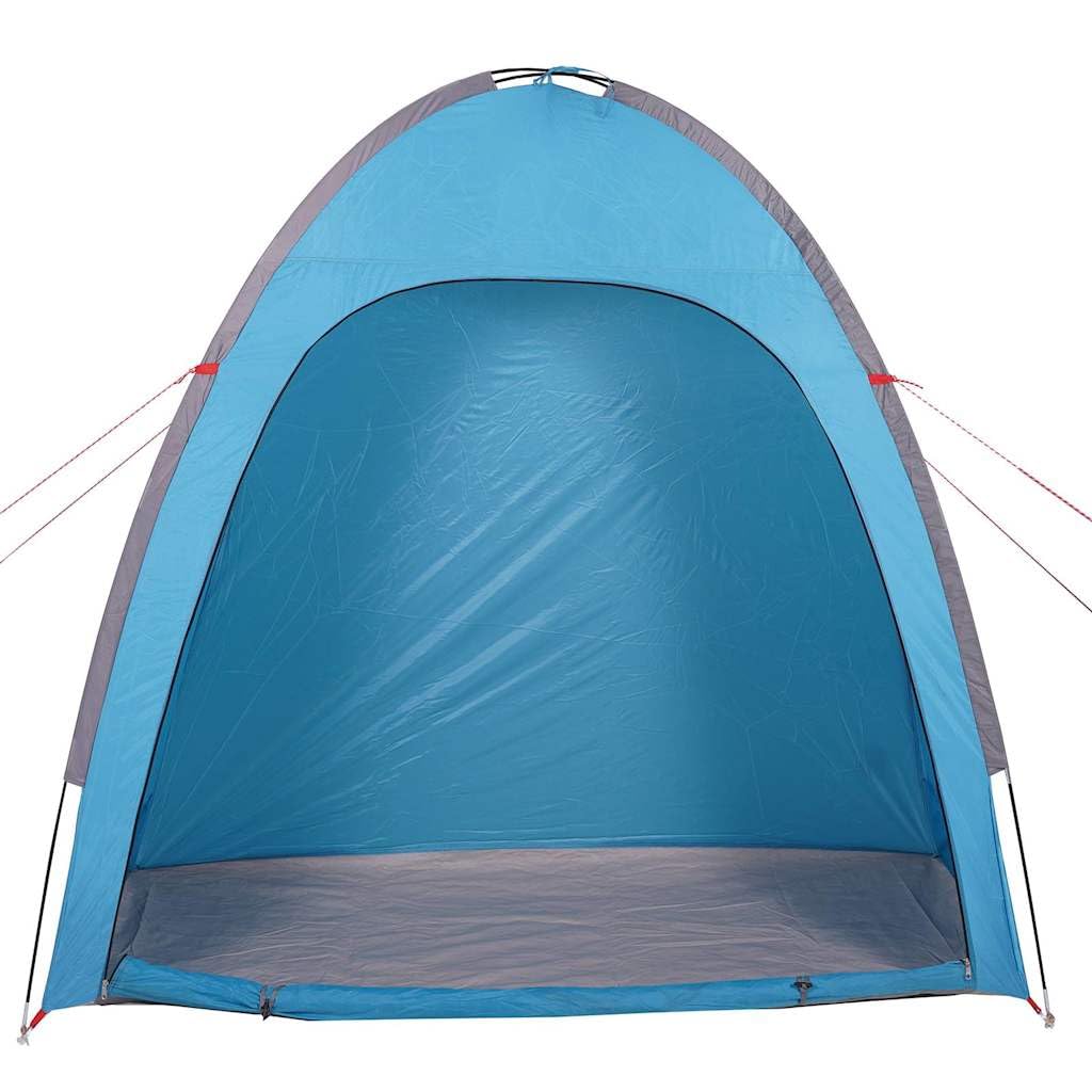 Tenda da campeggio, 200 x 163 x 190 cm, tenda con borsa per il trasporto, tenda leggera in poliestere con aste in fibra di vetro, per esterni e giardino, grigio e arancione