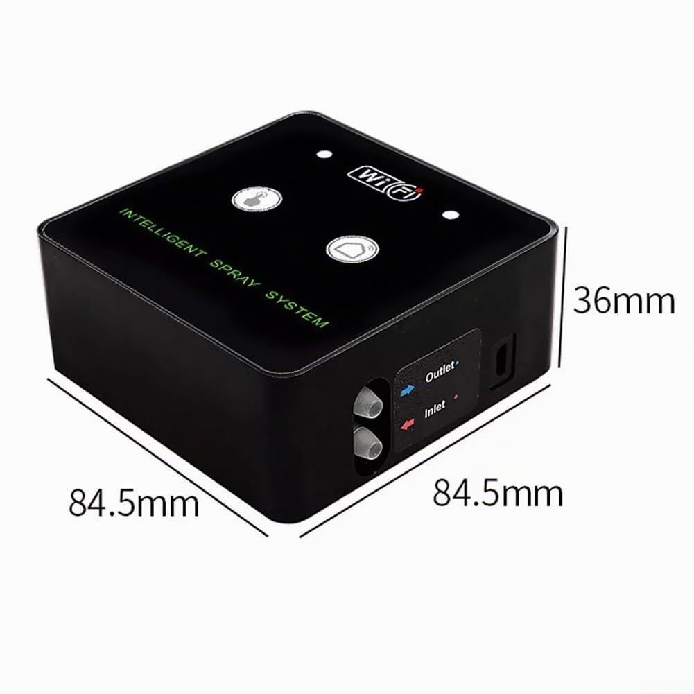 Système de brumisation pour Terrarium avec télécommande WiFi, buse de pulvérisation rotative à 360°, brumisateur Automatique avec minuterie pour Vivarium, kit d'eau Auto-amorçante (4 Buses)