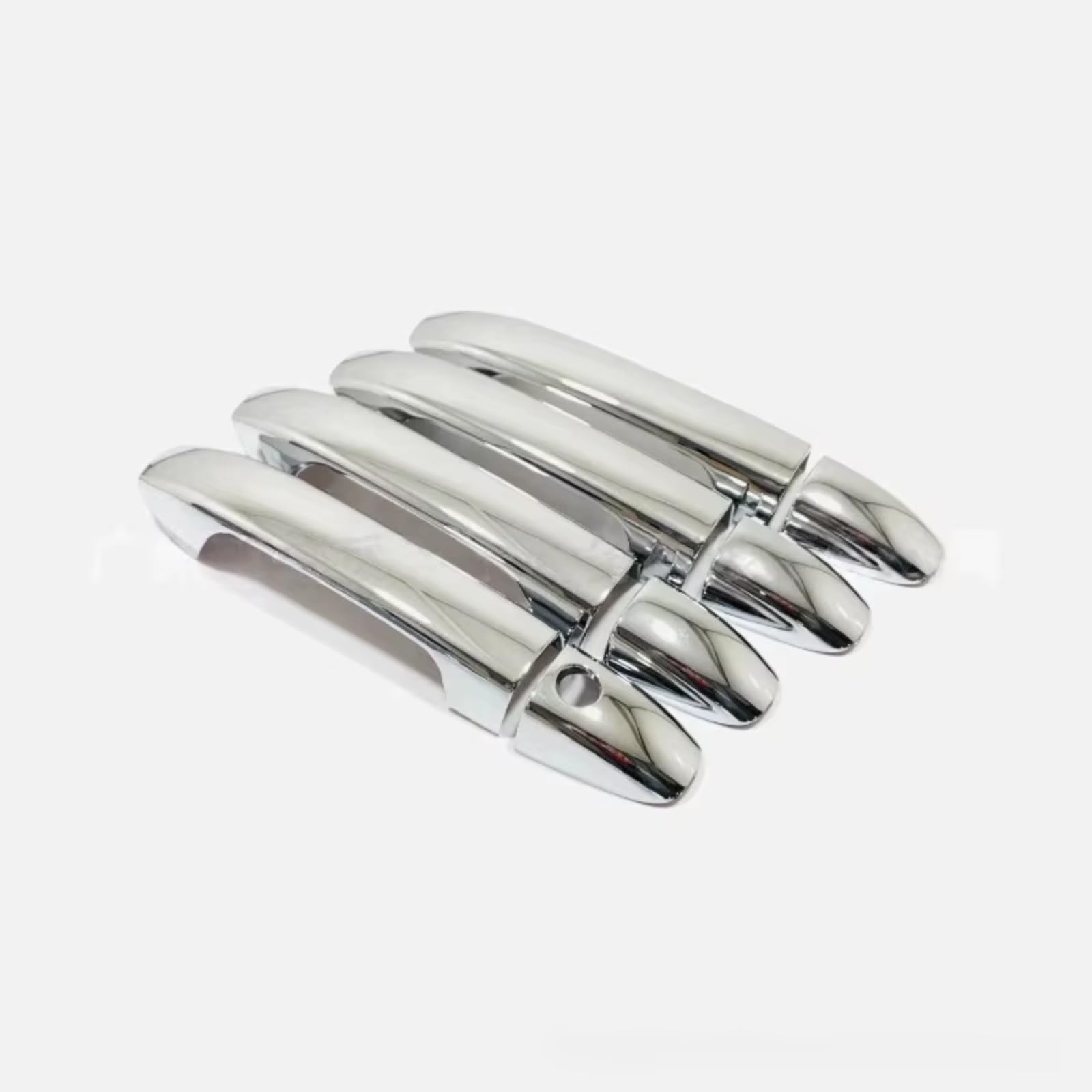 Qdzvalumv Silver Car Door Handles Cover Shell Compatible With Benz For Vito W447 2014-2020 Car Exterior Door Handle Bowl Sticker Cover Decoration Set(Silver)