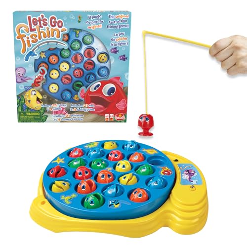 Bizak Lets Go Fishing, jogo de pesca original para meninos e meninas a partir de 3 anos, inclui lagoa, peixes e canas de pesca, ideal para estimular reflexos e aumentar a psicomotoridade (64550816)