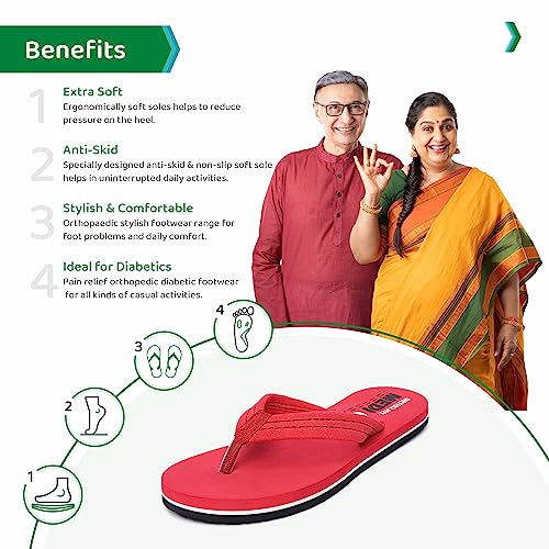 Image of ORTHO JOY Doctor Orthopedic Ladies Slippers /mcr chappals for women