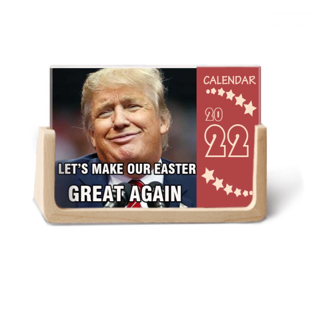 Calendrier de bureau Trump président 2022 DIYlab de 12 mois pour votre organisation quotidienne