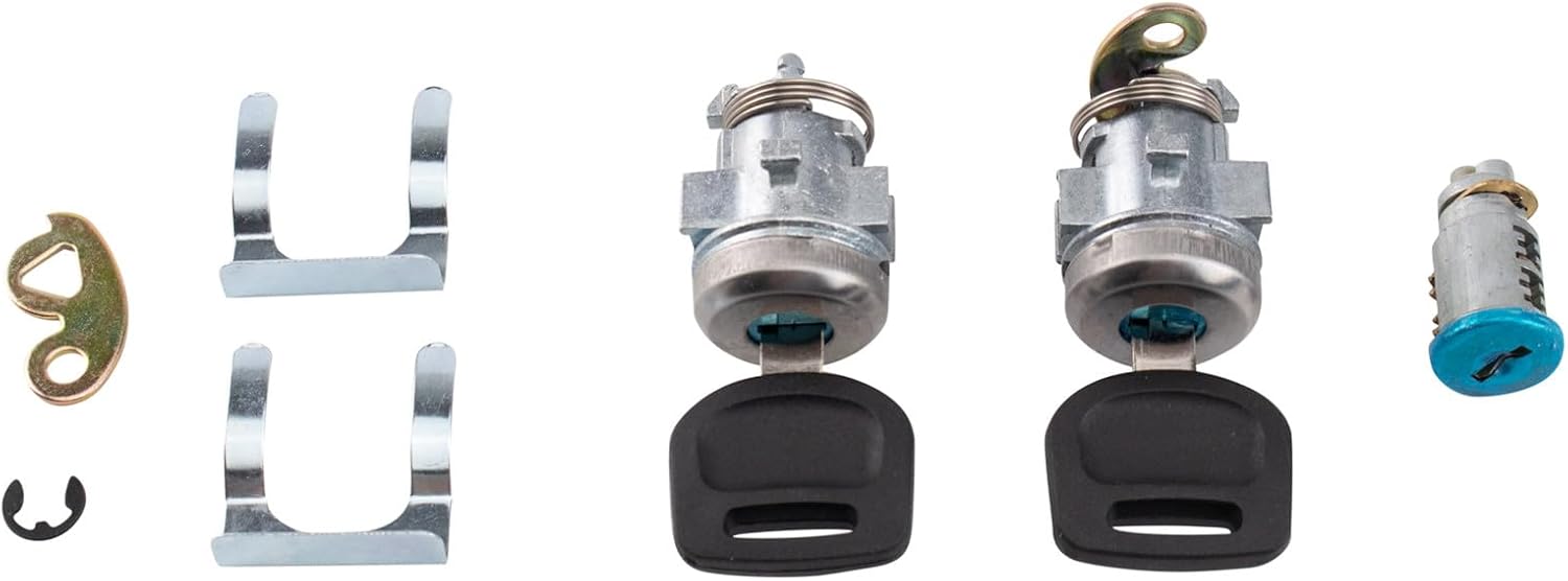 Door Lock Cylinder Set Compatible with Freightliner Cascadia M2 100 M2 106 M2 112