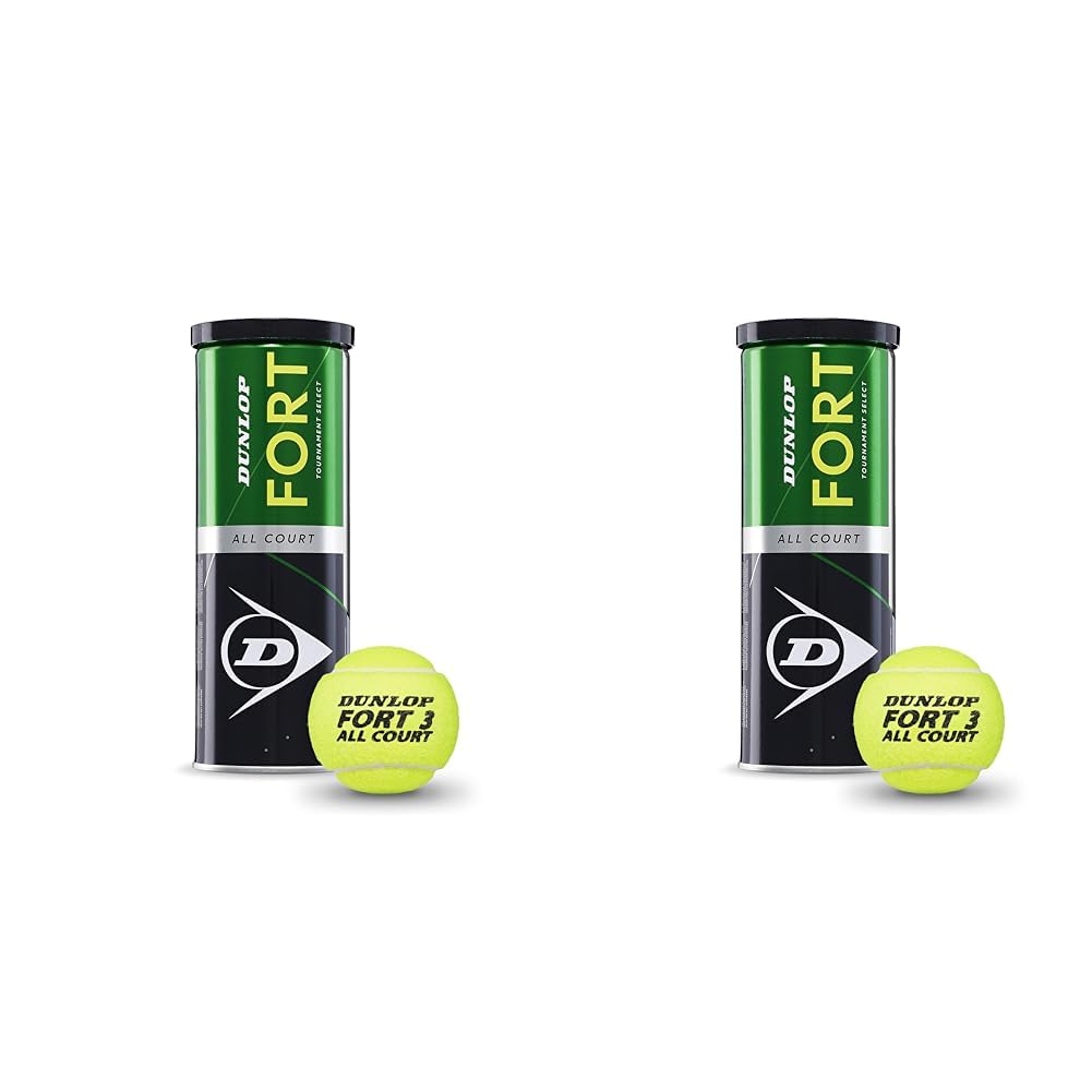 DUNLOP Fort All Court Tennis Ball (Green) 1 Can | 3 Balls (Pack of 2) (B0D817W3PC) Amazon Price History, Amazon Price Tracker