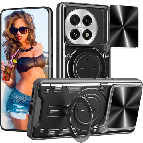 Ephoou OnePlus 13 6.8C` A[}[P[X COLbNX^ht ȃ~^[O[h̑ϏՌP[X XChJYJo[t OnePlus 13 JS-ubN