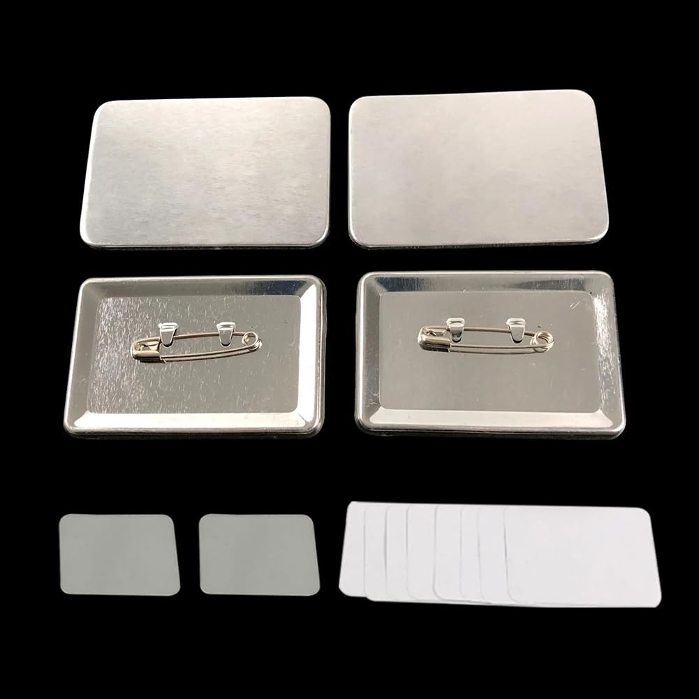 Machine à Badges magnétiques pour réfrigérateur, kit Professionnel pour la création de Badges en métal + Massicot + 100 pièces + 100 Composants pour la création de Badges DIY