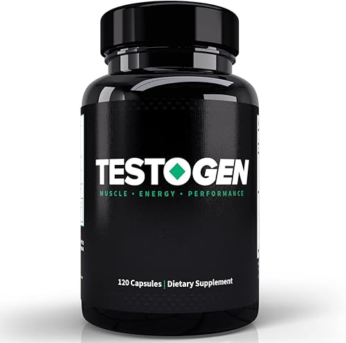 TestoGen Booster for Men - Suplemento natural de vitalidad masculina para combatir los bajos niveles de energía, combatir la fatiga, apoyar el