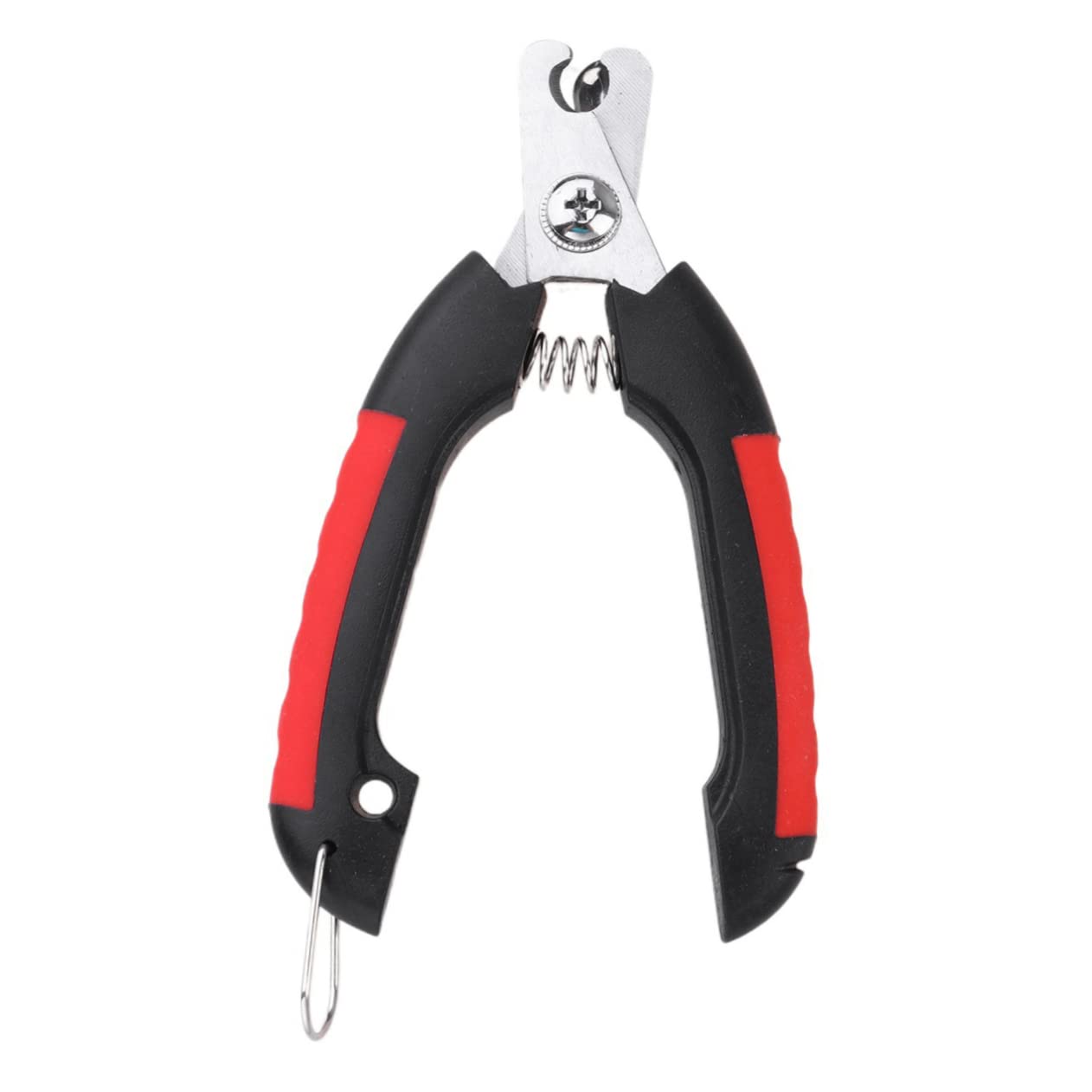 Sosoport 4 Pcs Stainless Steel Pet Nail Clippers Dog Nail Trimmer File with Comfortable Grip for Easy Pet Grooming Shop Mixed Color