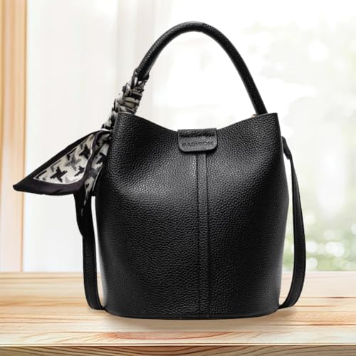 PU Leather Bucket Bag for Women with Inner Pocket Crossbody Bag Mini Shoulder Messenger Bag for Work & Daily Use3