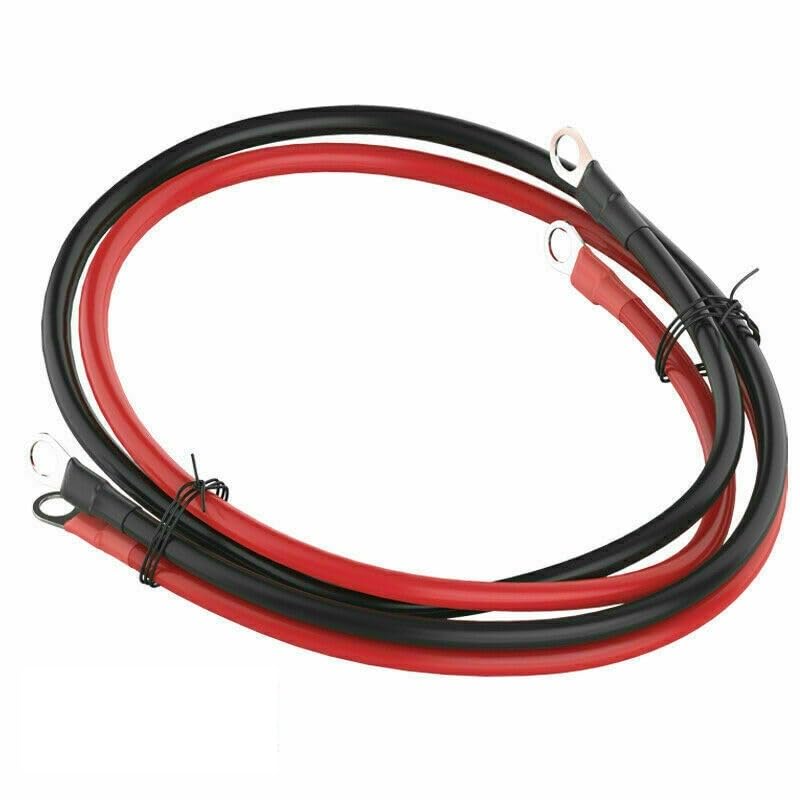 CINASA5AWG Power Cable Black And Red Wire For FLAMEZUM Power Inverter Pure Sine Wave Battery Wires 100A Battery Wires