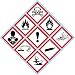 OSHA, Compliant, GHS Batch Pictogram, kit, Laminated, Safety Decal, Label, Vinyl, Sticker, 4