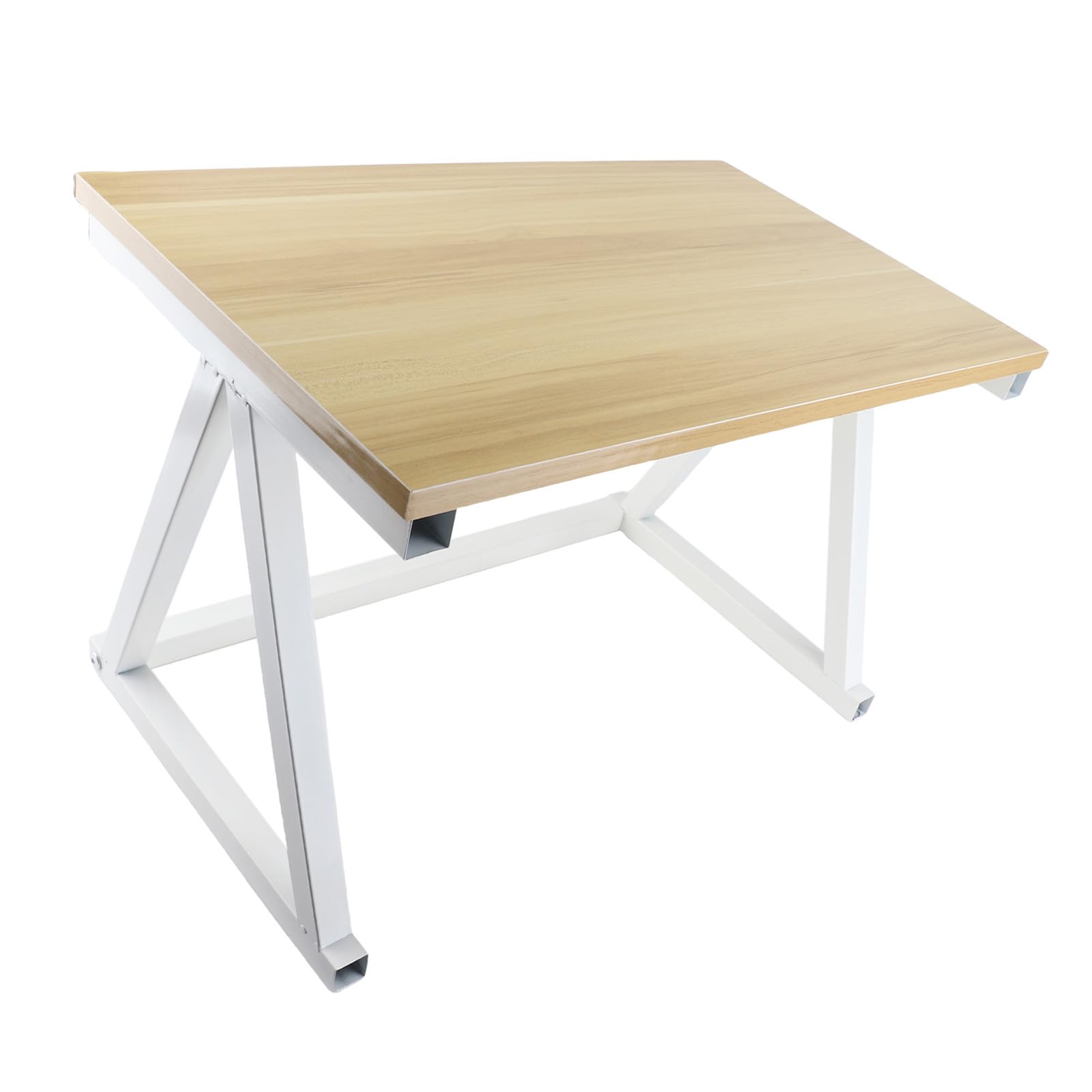 Étagère de rangement micro-ondes en acier blanc 34x36cm Ausla