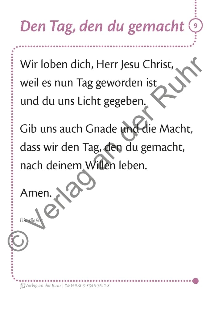 ""Gottes Liebe wärme dich ..."" - Gebetskarten für Senioren: Zum Einsatz in Alltag, Pflege und Betreuung