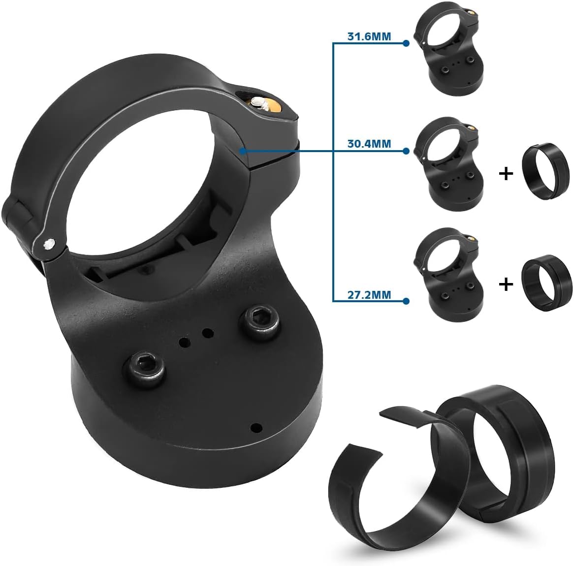 Saurka Varia Seatpost Mount for Garmin Varia for rvr315, rtl510, rtl515, Settled on 27.2mm 30.4mm 31.6mm MTB and Roadbike Accessories