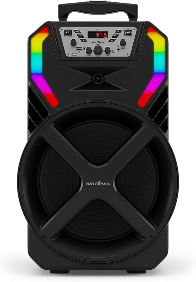 Caixa de Som Amplificada Britânia BCX12100 Woofer 12” 700W Bivolt