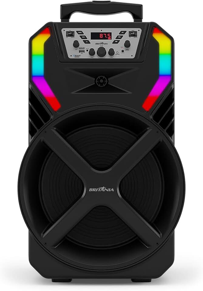 Caixa de Som Amplificada Britânia BCX12100 Woofer 12” 700W Bivolt