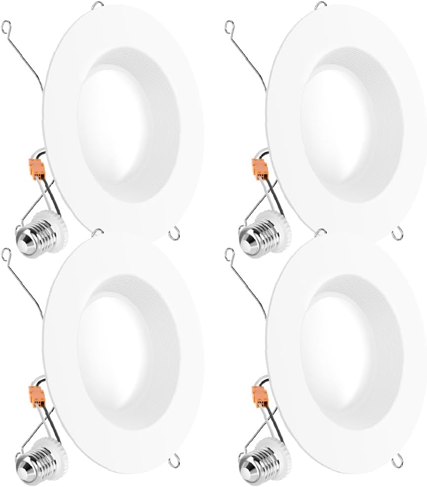 Sunco 6 Inch LED Recessed Light, Retrofit Downlight Can Lights for ...