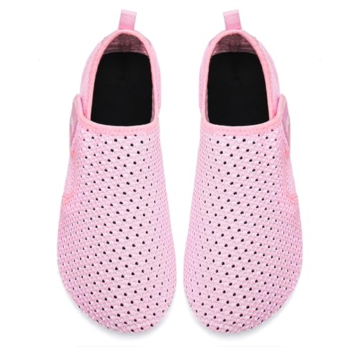 Image of WateLves Water Shoes for Women Men Swim Beach Aqua Socks Quick Dry Barefoot House Slippers Travel Shoes with Adjustable Magic Tape for Pool Diving Boating Yoga Surf