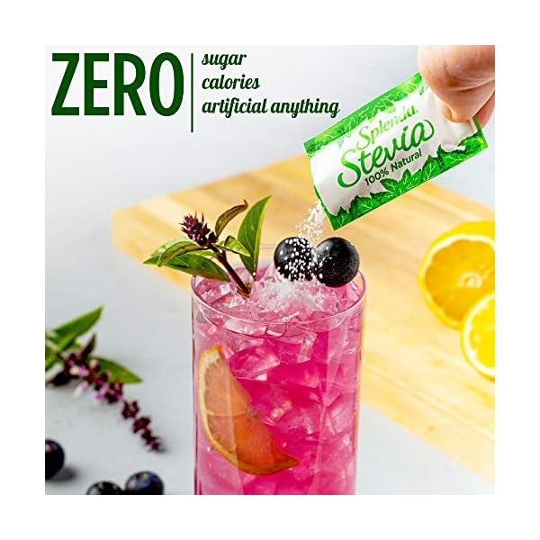 SPLENDA turals Stevia Süßstoffpakete, 500 Ct - Kalorienfrei. 100% natürlich, nichts künstliches, Stevia mit bestem… – Bild 6