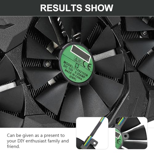 Par de ventiladores para GPU para enfriamiento de tarjeta gráfica miniatura 3