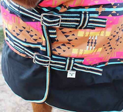 1200D-Turnout-Lightweight-Bellyband-Rain-Horse-Winter-Blanket-Sheet-397B