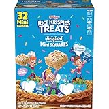 Rice Krispies Treats Crispy Mini Marshmallow Squares, Easter Snacks, Cereal Bars, Original with...