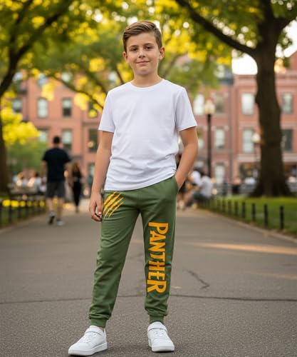Image of KYDA KIDS 100% Cotton Track Pants for Boys | Premium Printed Soft Single Jersey Fabric | Elastic Waist Loose Fit Summer Full Length with Rib Hem (Pack of 2)