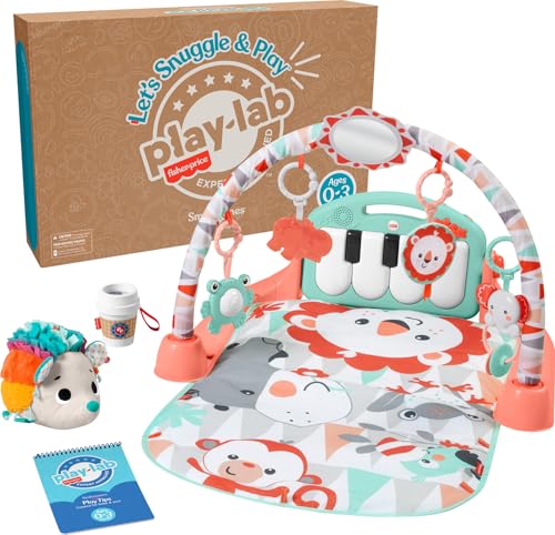 Image of Fisher-Price Newborn Baby Kit Let’s Snuggle & Play Set, Developmental Toys with Activity Guide for Infants Ages 0+ Months