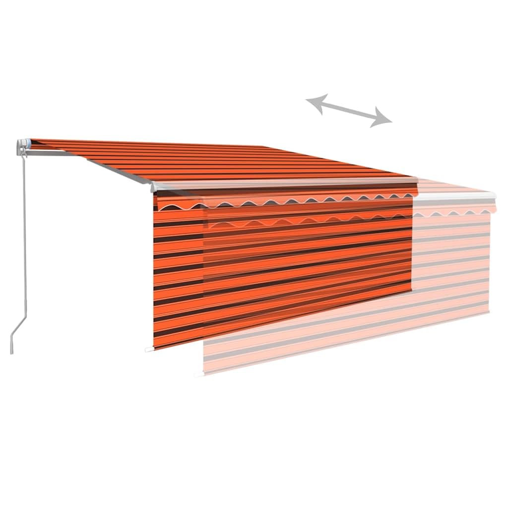 Tenda da sole retrattile manuale con avvolgibile, 3,5 x 2,5 m