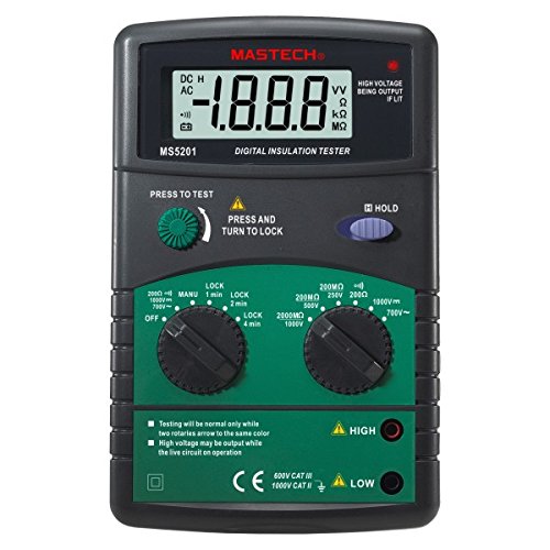 Mastech MS5201 Digital Insulation Tester : Amazon.in: Industrial ...