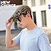 M MOACC Men Beret Hat Cotton Buckle Adjustable Newsboy Hats Cabbie Gatsby Cap Flat Driving Caps,Camo Army #12941