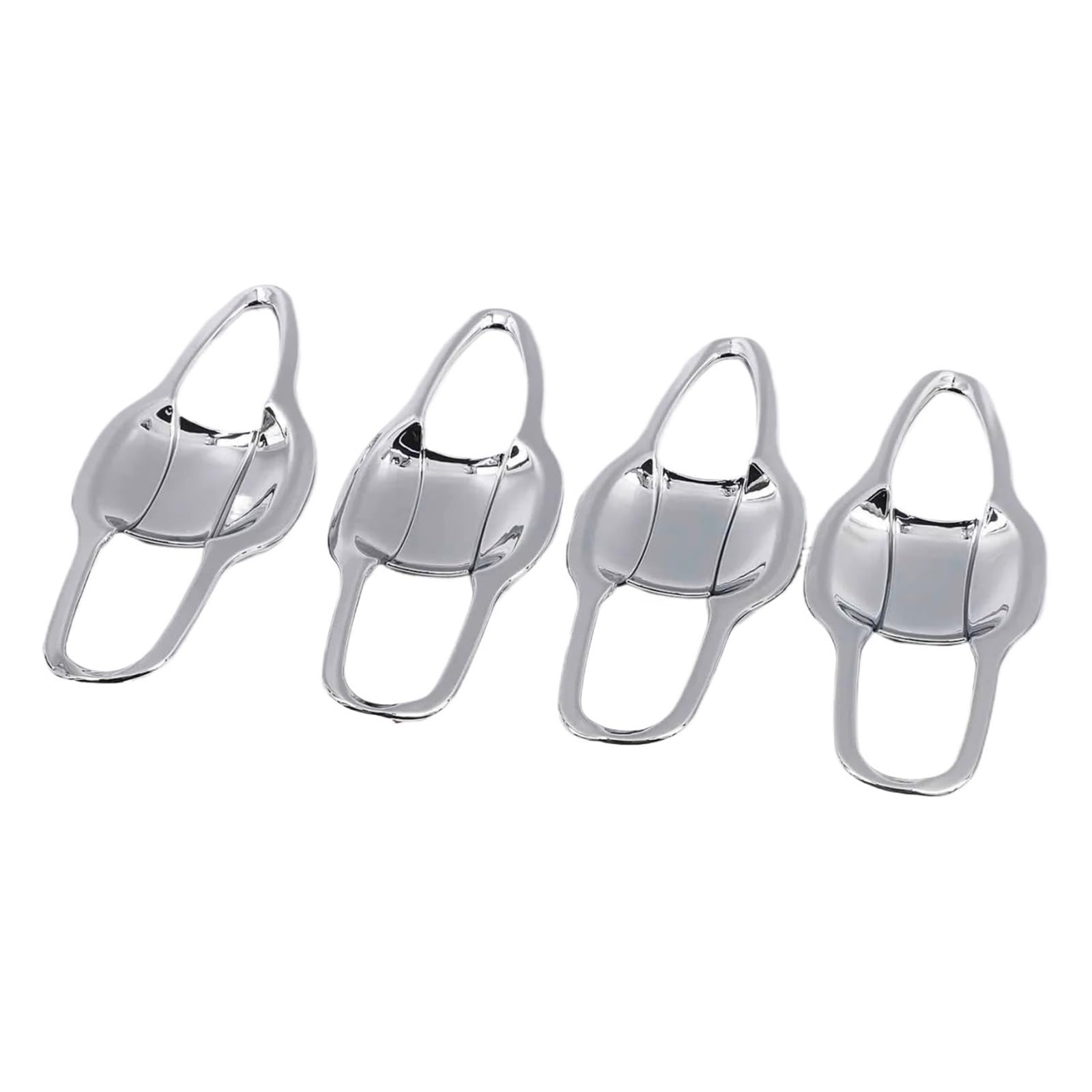 ATGCBCAUF Chrome Car Door Handle Cover Bowl Trim Sticker Styling for Toyota for Camry XV70 70 2018-2024 Car Exterior Door Handles