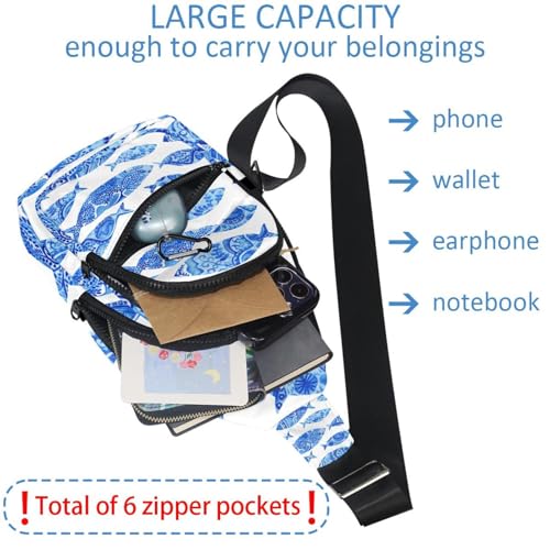 Bolsa de pecho pequeña para hombre, olvídate de los bolsillos llenos con estilo multicolor 6
